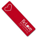 'No-Slip' Rubber Bookmarks - Heart Graphics